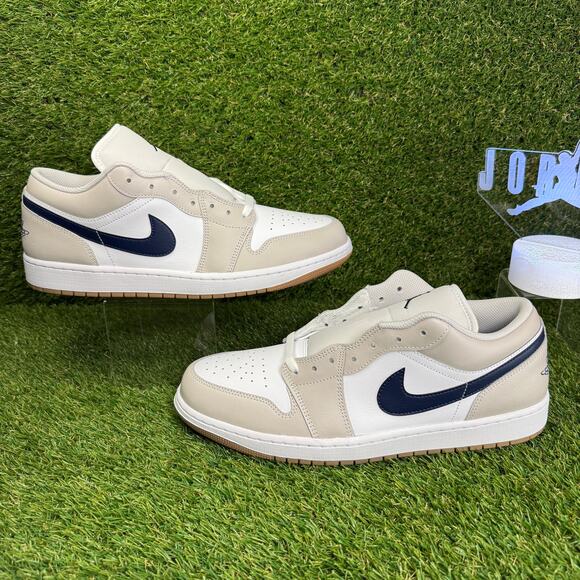 Air Jordan 1 Low 'Georgetown' Size 13 553558-146 - Picture 7 of 11